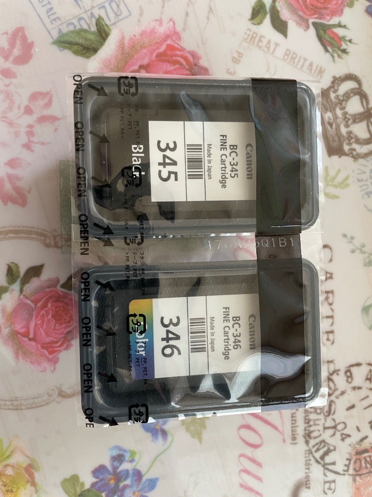 キヤノン（Canon） BC-345 BC-346 純正インクカートリッジ BC345 BC346