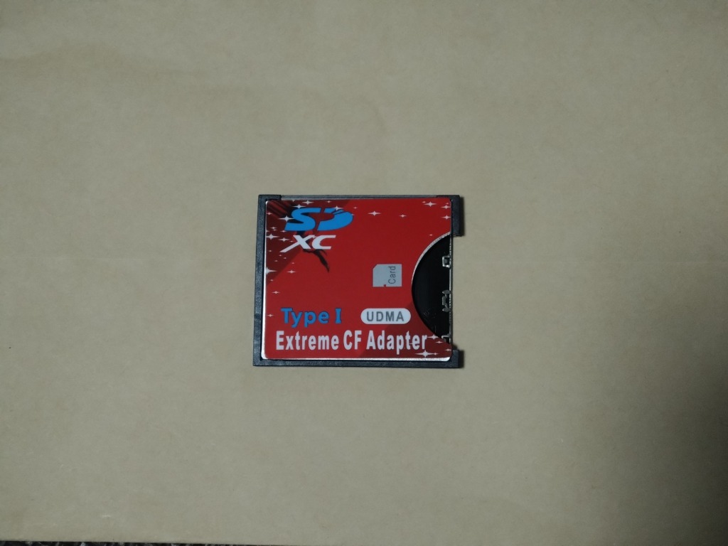 SDカードからCFカード TypeI コンパクト フラッシュ 変換 アダプタ SD