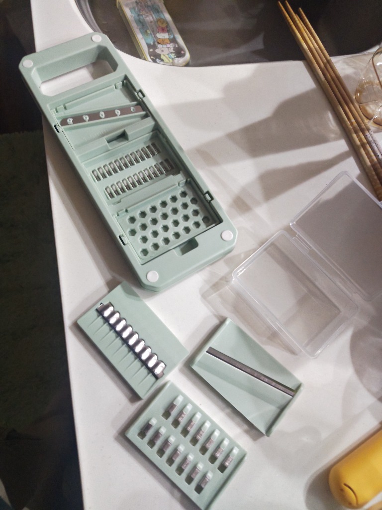 正規品】 スライサー セット 千切り 1台6役 キャベツ 多機能 正規品】 スライサー セット 千切り 1台6役 キャベツ 多機能