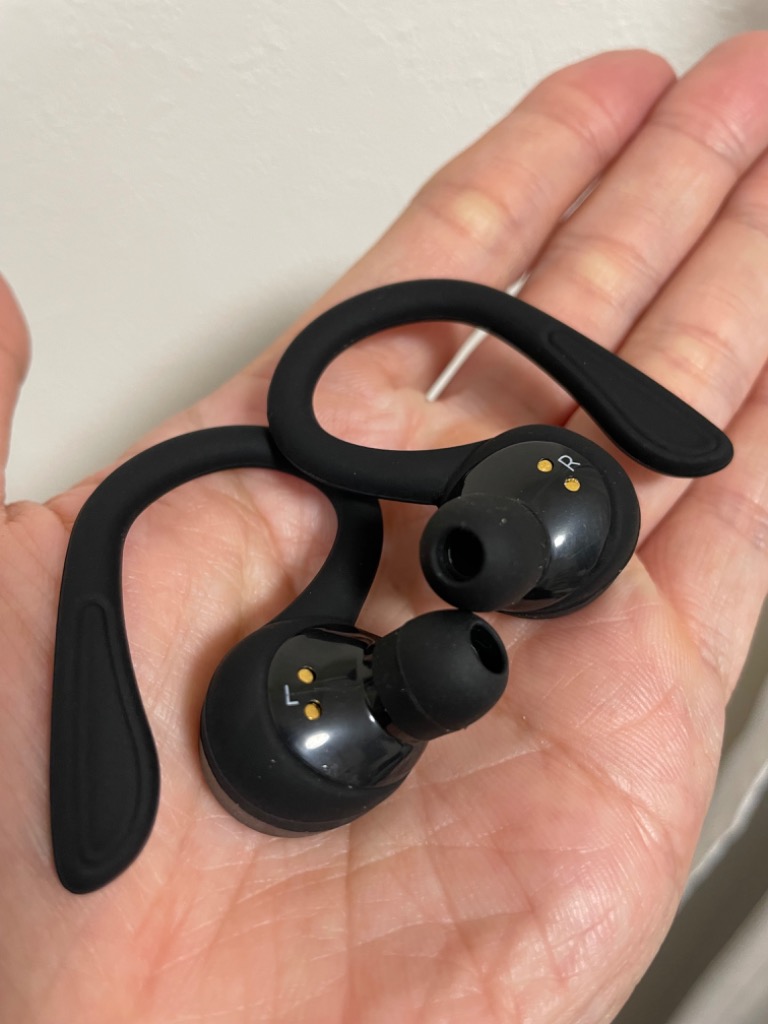 ワイヤレスイヤホン bluetooth スポーツ 運動 フック 落ちない