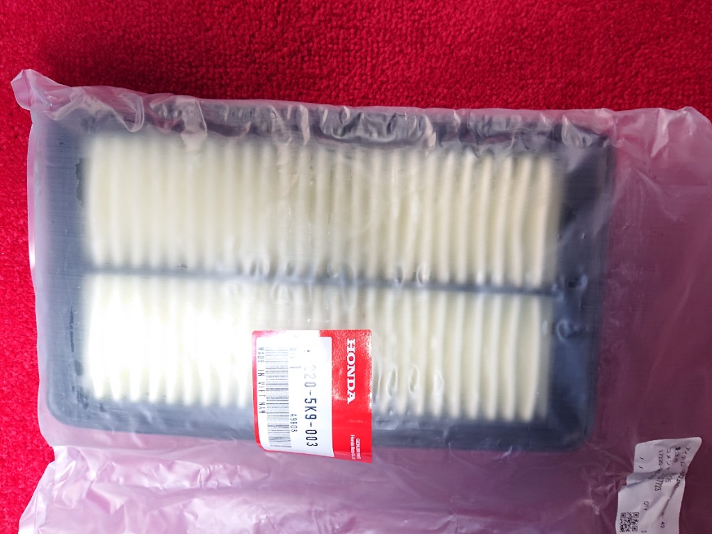 ホンダ HONDA 純正 エレメント エアークリーナー 17220-5K9-003