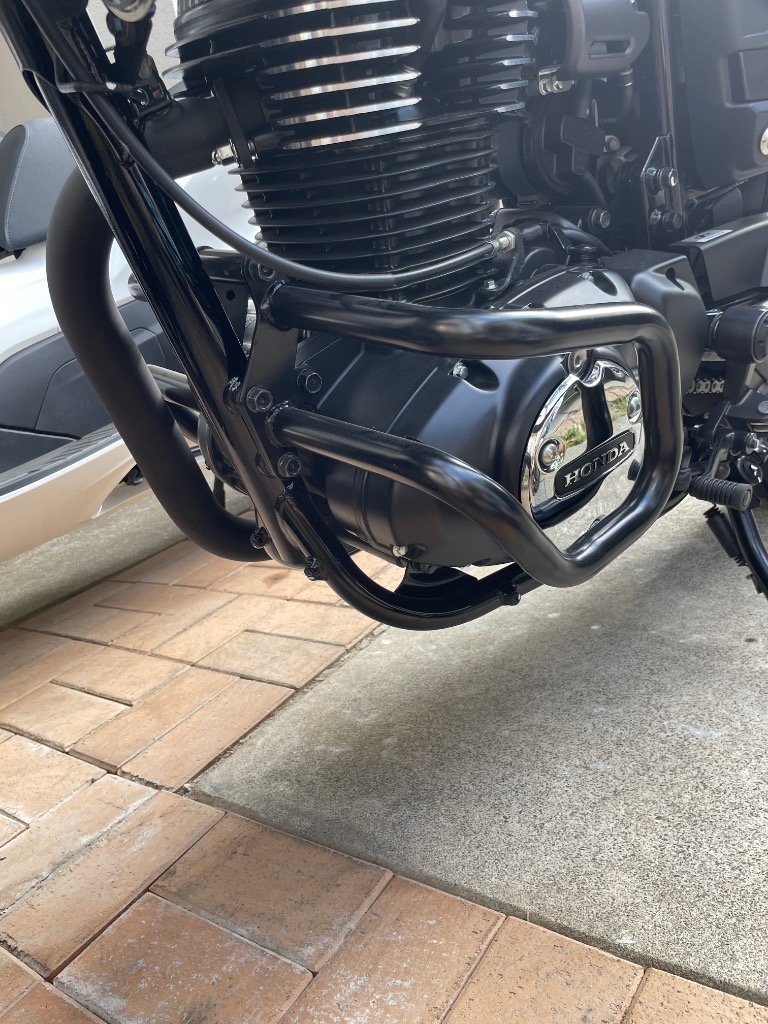 550-1829000 キタコ エンジンガード GB350/S 黒 HD店 | キタコ(KITACO) エンジンガード ブラック パイプ径(φ25.4