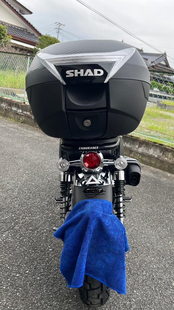 SHAD（シャッド） バイク トップケース リアボックス SH34 カーボン 