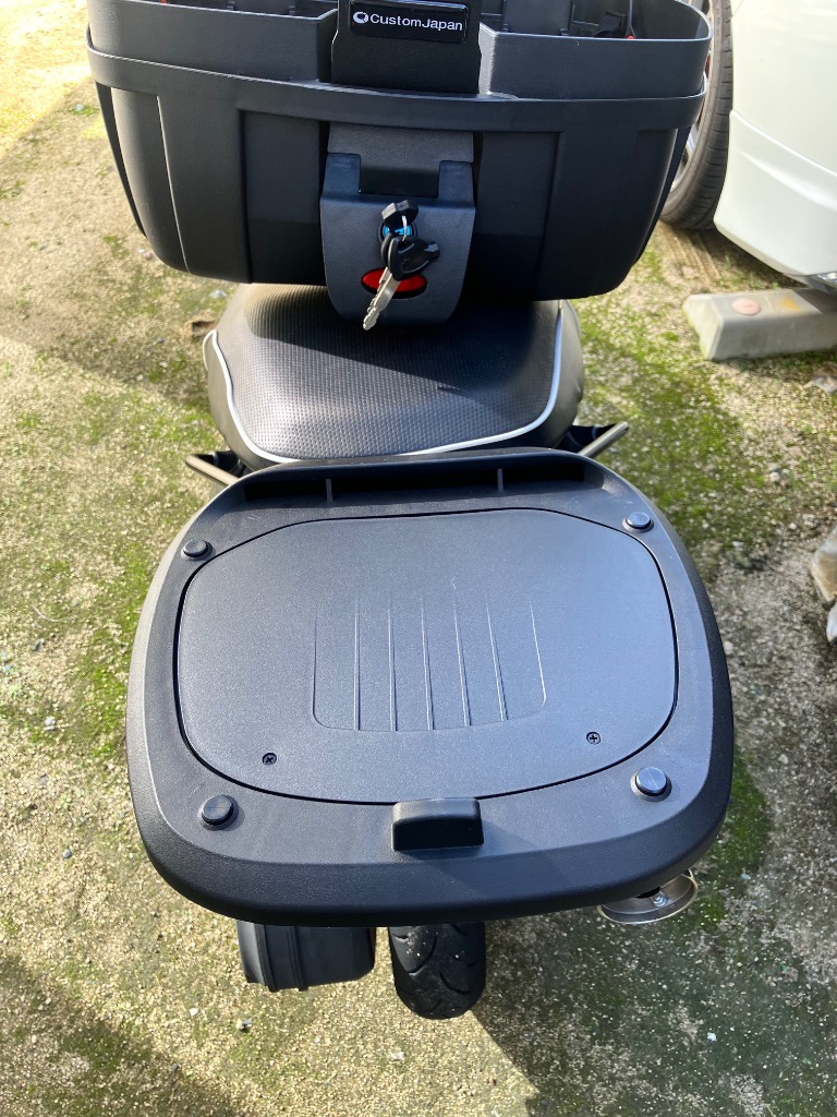 モトボワットBB リアボックス トップケース 37L 大容量 ブラック