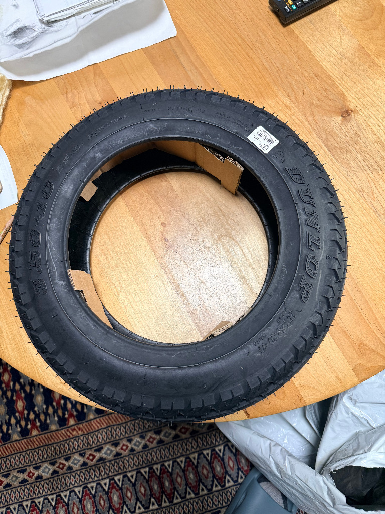 DUNLOP(ダンロップ) K234 3.50-10 41J/2PR WT フロント 273743 バイク