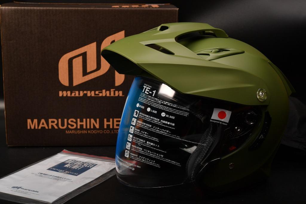 海外限定】 マルシン工業 Marushin ジェットヘルメット MSJ1 TE-1 L