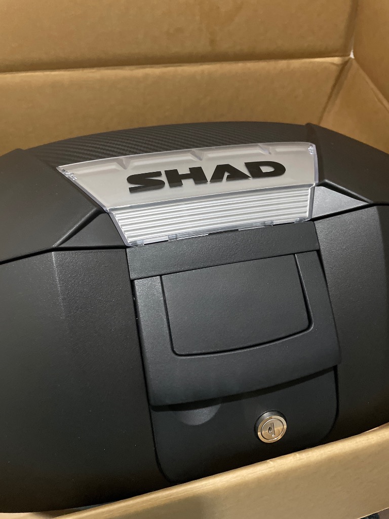 SHAD(シャッド) SH44 トップケース 無塗装ブラック 44L D0B44100