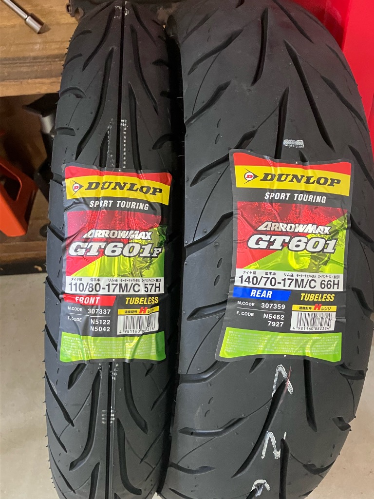 DUNLOP ARROWMAX GT601 140/70-17 66H 307359 バイク用オン