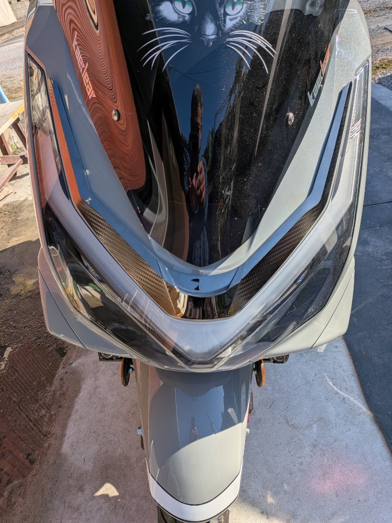 ホンダ（HONDA） PCX125 PCX160 海外 純正 ヘッドライト ガーニッシュ