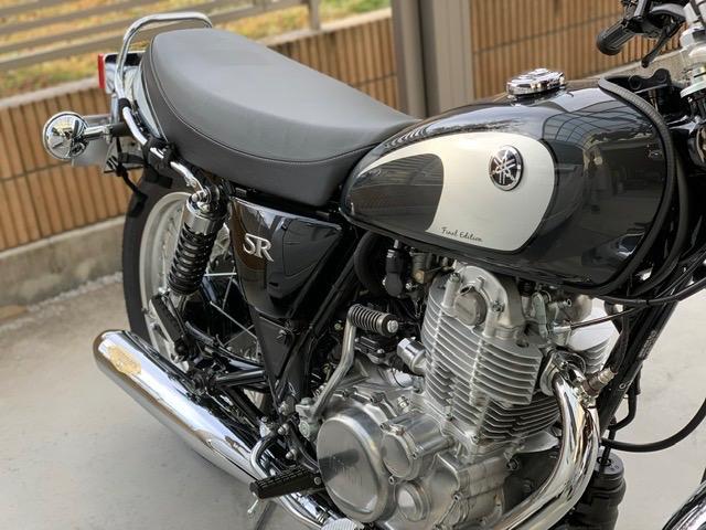 ワイズギア YAMAHA SR400 PRUNUS（プラナス） メガホンマフラー Q5K