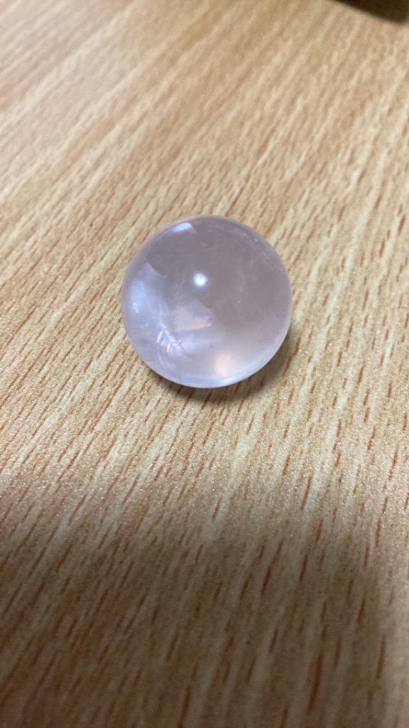 天然石 インカローズ ミニスフィア 台座付き約1.6センチ⭐️No.1412