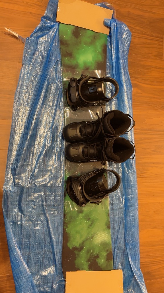 初中級者向け３点セット！HAZMAT 154cm 新品バイン　ブーツセット スノーボード 3点セット ZUMA ツマ FANTAS ファンタス ビンディング