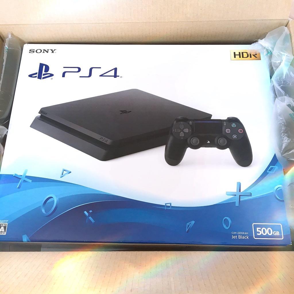 【新品】ソニー プレステ4 本体 500GB プレイステーション4 ジェット・ブラック CUH-2200AB01 PS4 :CUH