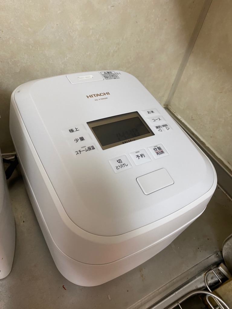 2023年製 HITACHI RZ-V100GM 炊飯器 ホワイト ふっくら御膳 RZ-V100GM ：炊飯器 ： 日立の家電品