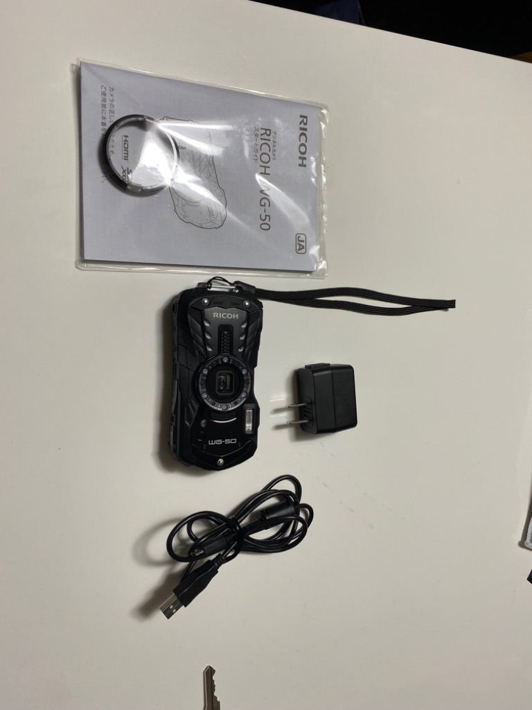 リコー コンパクトデジタルカメラ RICOH WG-50 ブラック 水深14m リコー コンパクトデジタルカメラ RICOH WG-50 ブラック 水深14m