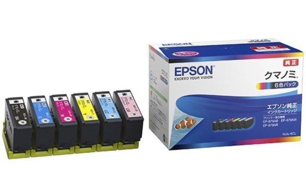 EPSON KUI-6CL カラリオプリンター用 インクカートリッジ/ クマノミ（6