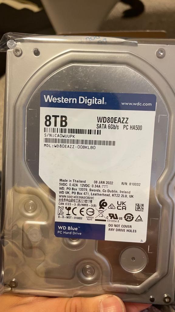 Western Digital WD80EAZZ [8TB SATA600 5640] WD Blue Desktop HDD