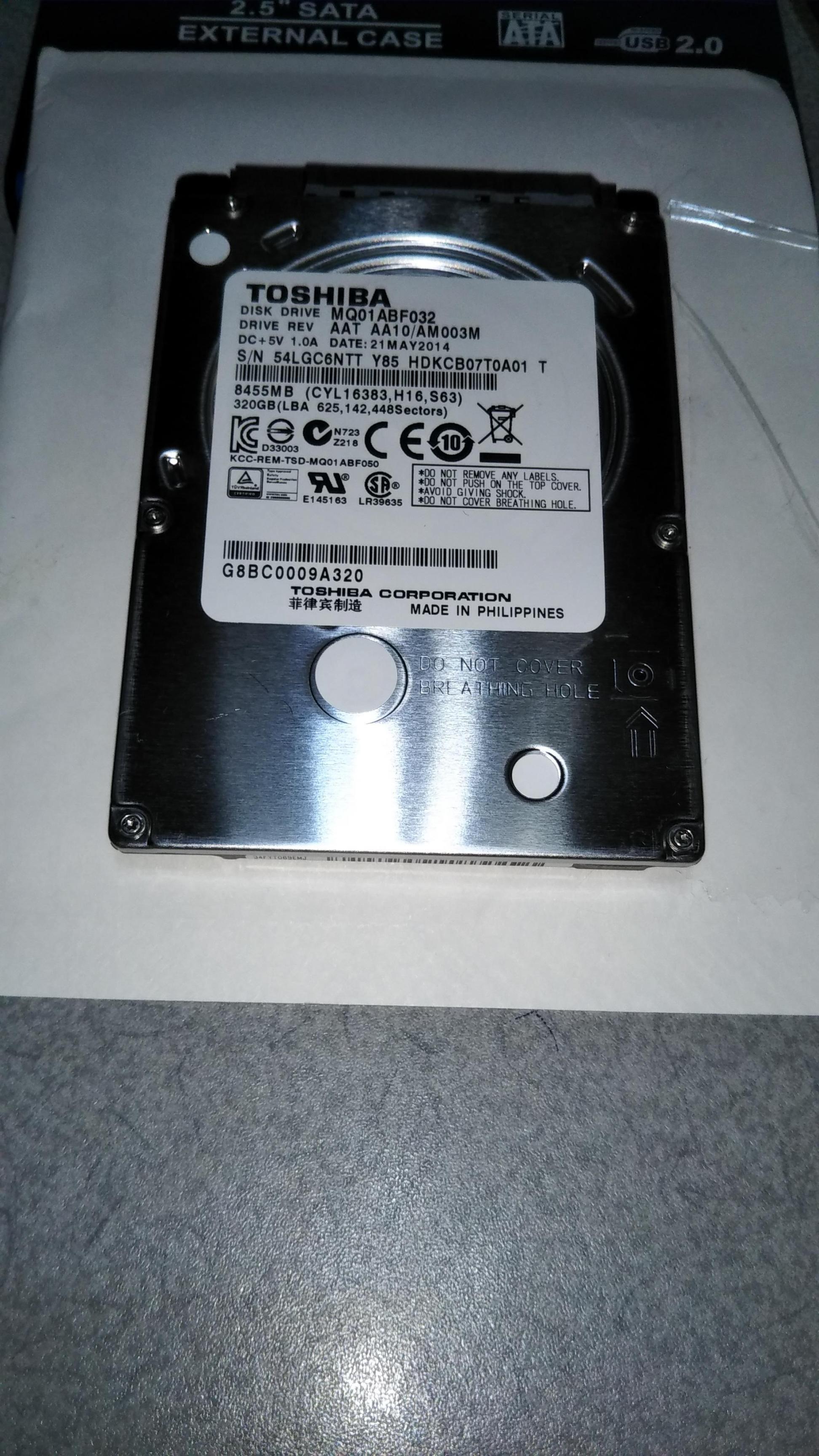 ハードディスク ノートパソコン用 中古品 増設交換用HDD 2.5インチ