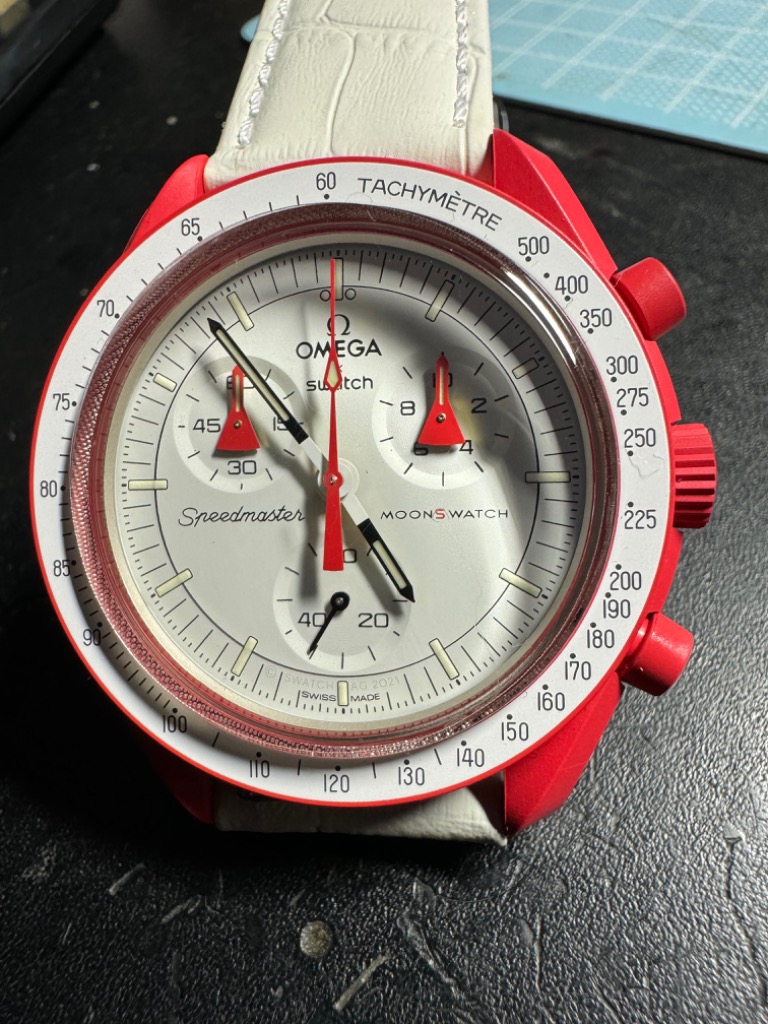 Swatch OMEGA X SWATCH BIOCERAMIC MOONSWATCH対応 Flexible