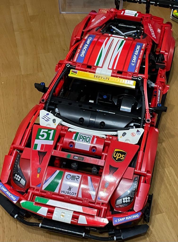 国内発送 レゴ互換 ブロック テクニック フェラーリ 488 GTE AF