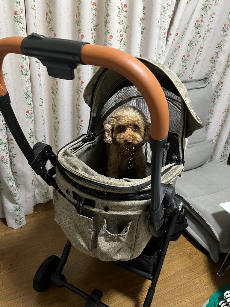 ペットカート 犬 カート smooca ネオ ワンロック デニム モカ 1年保証
