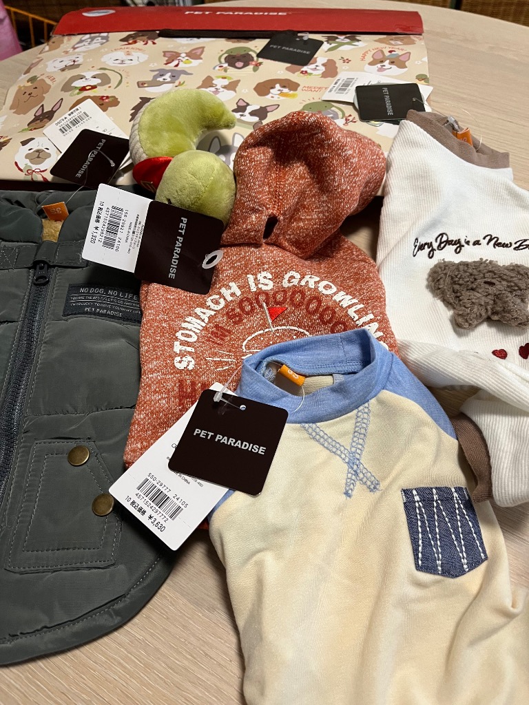 ペットパラダイス 福袋 4s 犬の服 4着セット 2025 2025年福袋】大人気！ペットパラダイスの福袋が可愛すぎて