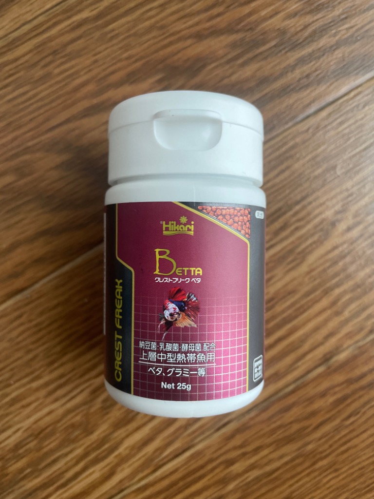 キョーリン クレストフリークベタ ベタ用エサ 25g : ベタ専門店 キョーリン クレストフリークベタ ベタ用エサ 25g : ベタ専門店