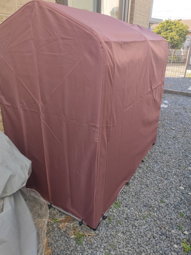自転車置き場 サイクルハウス 2台 1台 自宅 屋根 サイクルポート