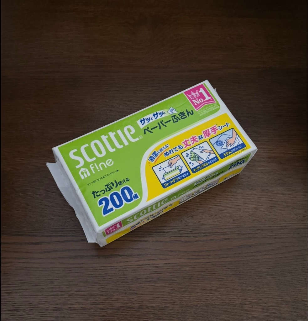 スコッティ スコッティ ペーパーふきん サッとサッと 200組400枚入×30