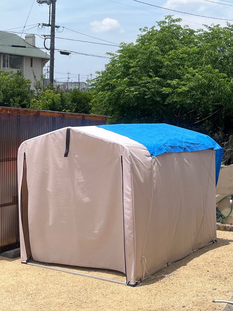サイクルハウス 替えシート 交換用 サイクルポート 自転車 3台