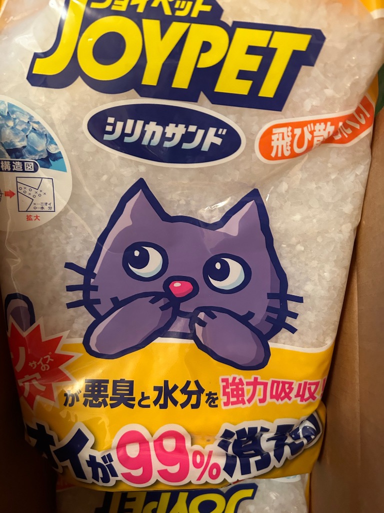 SC Johnson 猫砂 ジョイペット シリカサンド クラッシュ ( 4.6L
