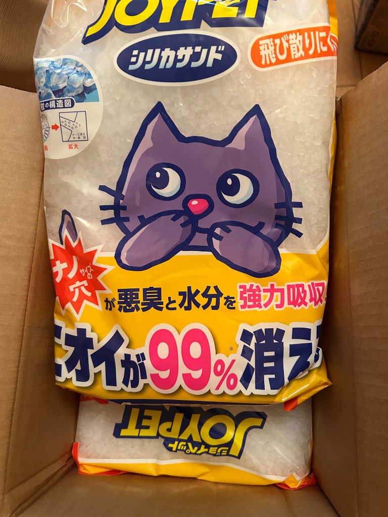 SC Johnson 猫砂 ジョイペット シリカサンド クラッシュ ( 4.6L