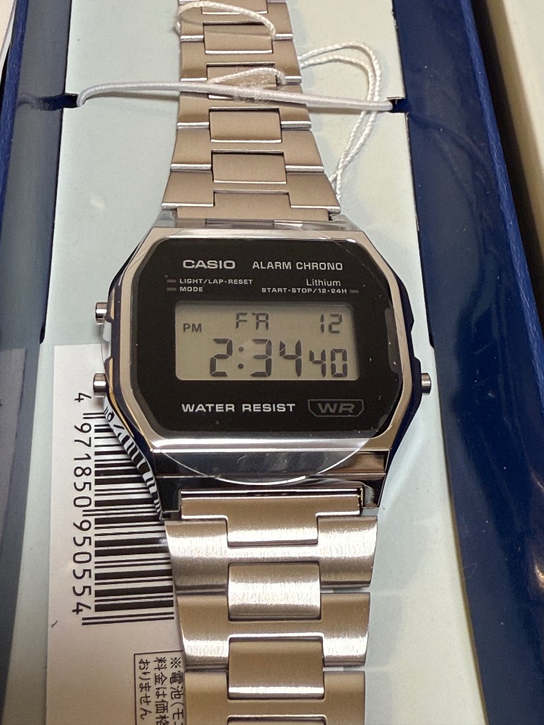 CASIO 国内正規保証 CASIO “STANDARD” A158WEA-1JF シルバー