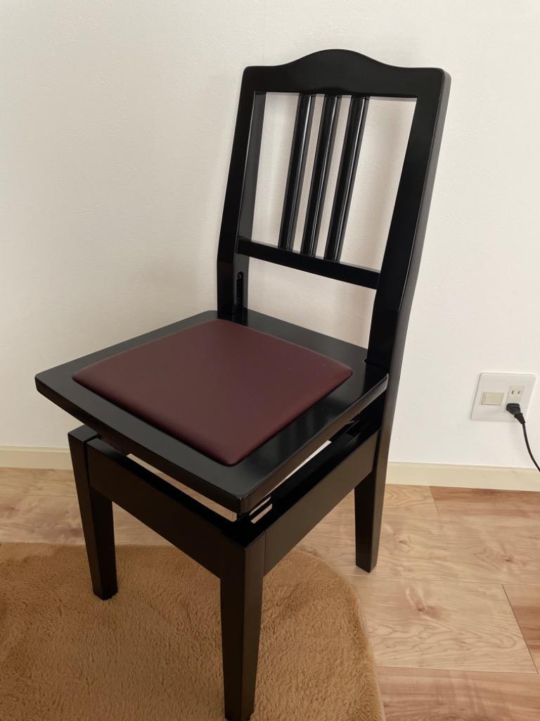 B品セール YAMAHA/ヤマハ 製 ピアノ専用椅子 No.5 A 黒/半艶塗装