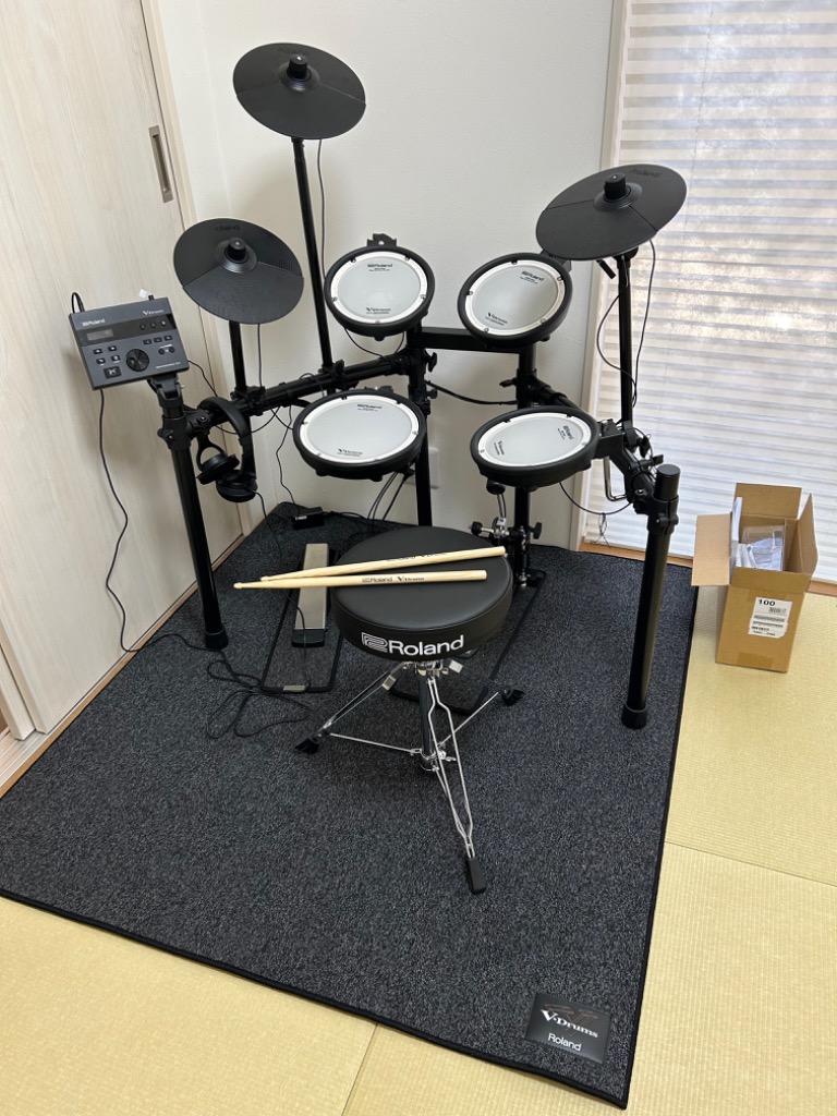 【最短翌日お届け】【組立納品対応！】電子ドラム V-Drums TD-07DMK すぐに使える純正フルセット 選べる 4シンバル Roland  ローランド