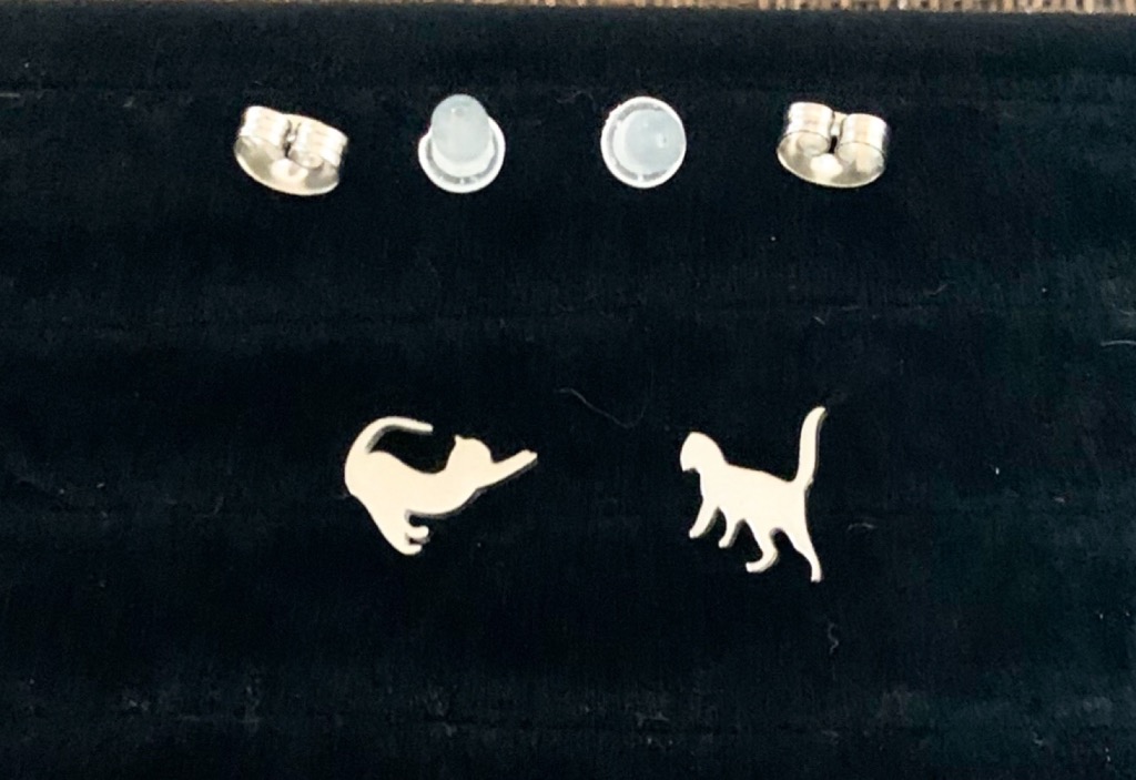 ピアス レディース サージカルステンレス製 猫 キャット ネコ