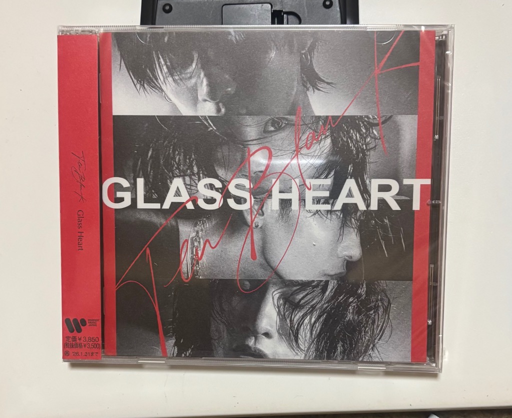 TENBLANK Glass Heart 3点セット 特典CL付】新品 Glass Heart(通常盤) / TENBLANK(CD) WPCL13687