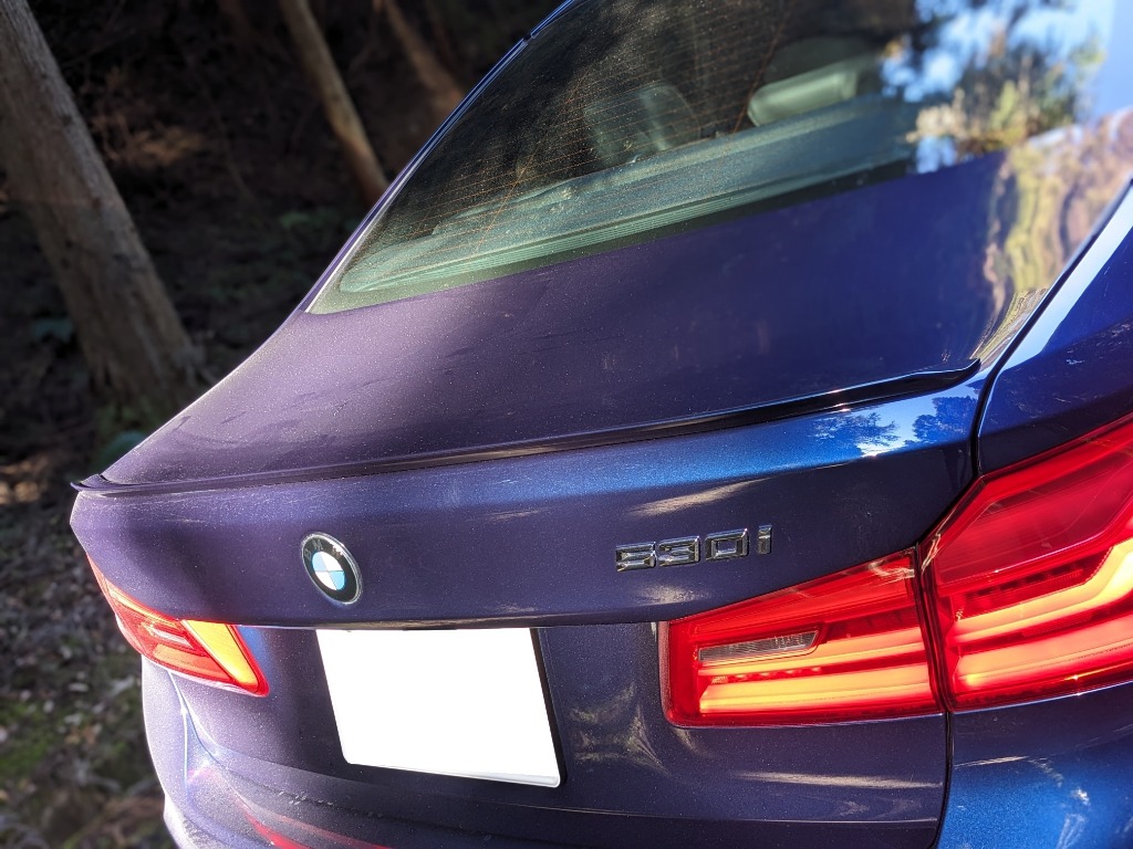 FYRALIP トランクスポイラー 純正色塗装済 BMW用 5シリーズ G30 セダン