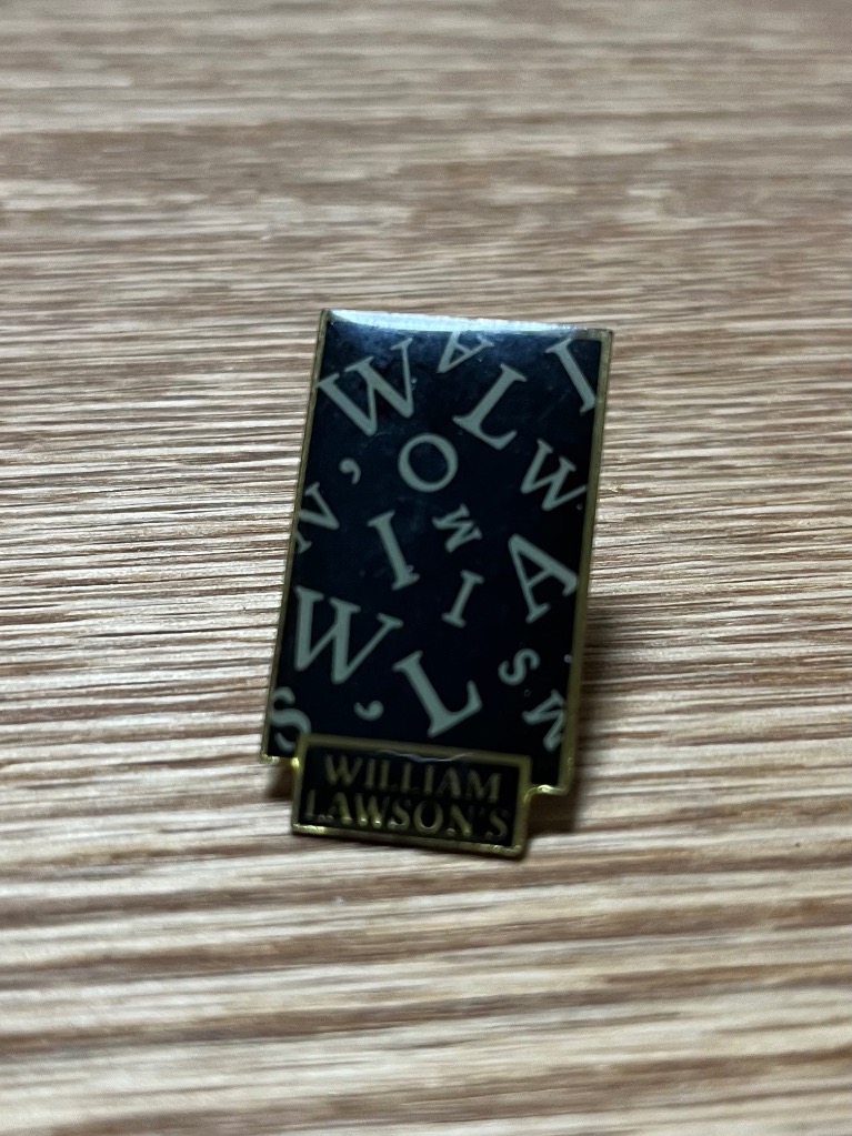 ピンバッジ・ウィリアムローソン酒ウイスキー WILLIAM-LAWSONS WHISKY