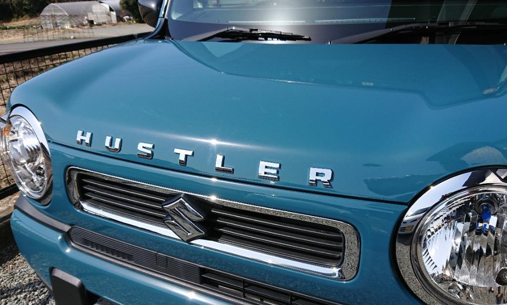 スズキ純正 新型ハスラー用「ＨＵＳＴＬＥＲ」フロントエンブレム