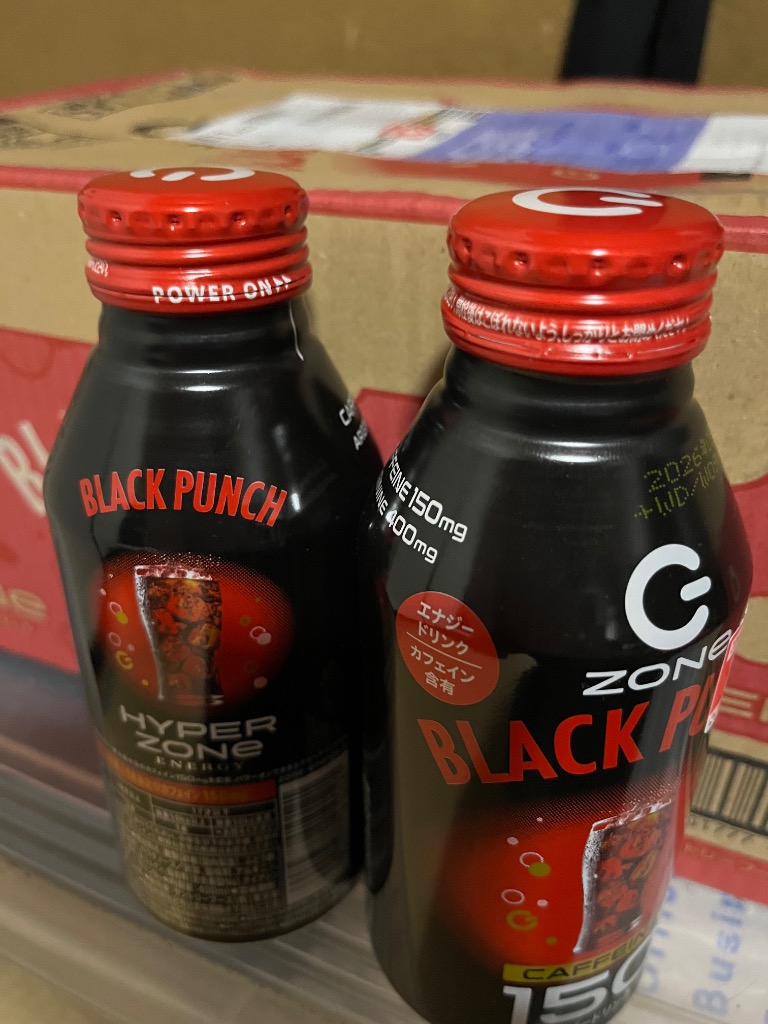 ZONe 送料無料 サントリー HYPER ZONe ENERGY BLACK PUNCH ブラック
