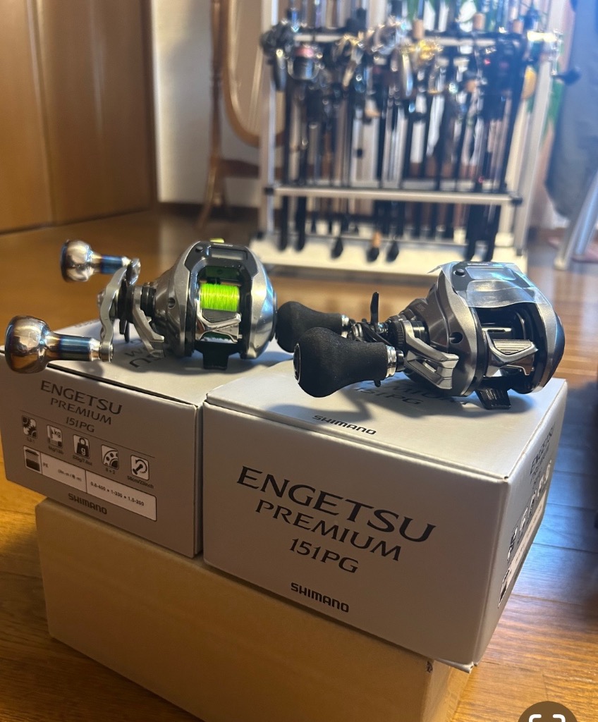 リール SHIMANO ENGETSU PREMIUM 151PG シマノ ジギングリール 炎月 エンゲツ プレミアム 151PG 左