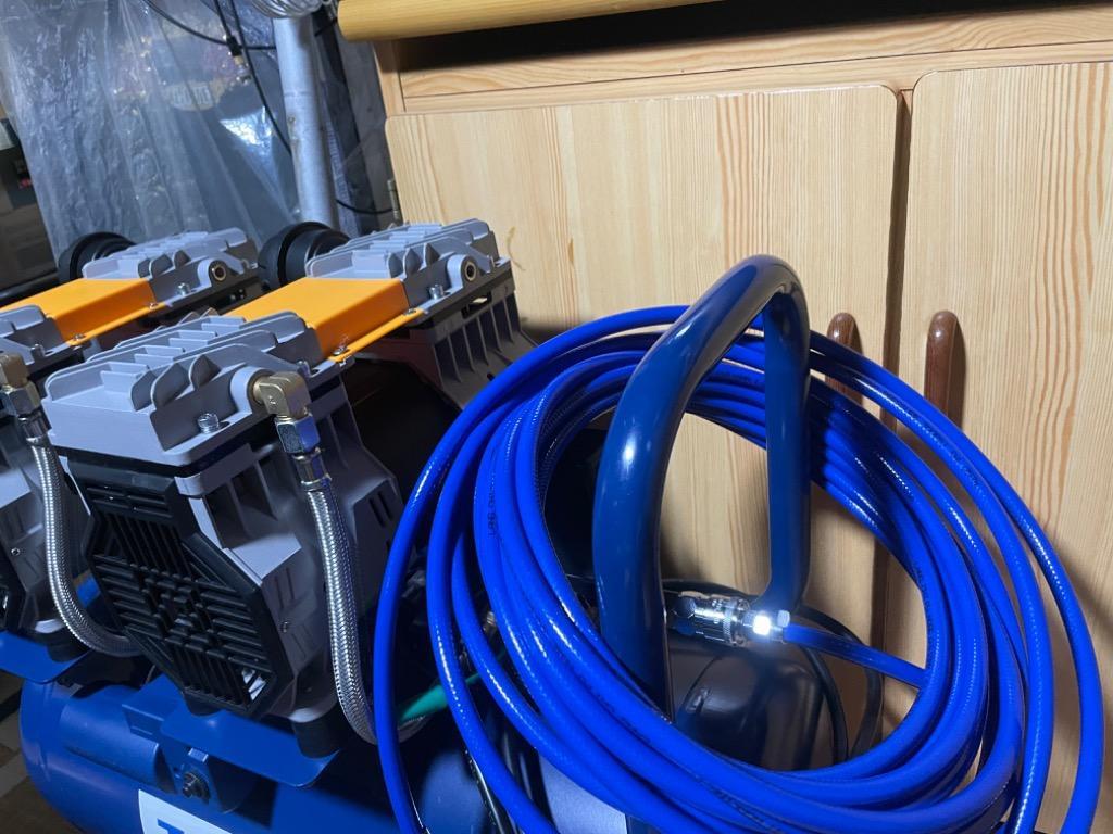 エアーホース 10m 青 コンプレッサー用 ホース ウレタンホース