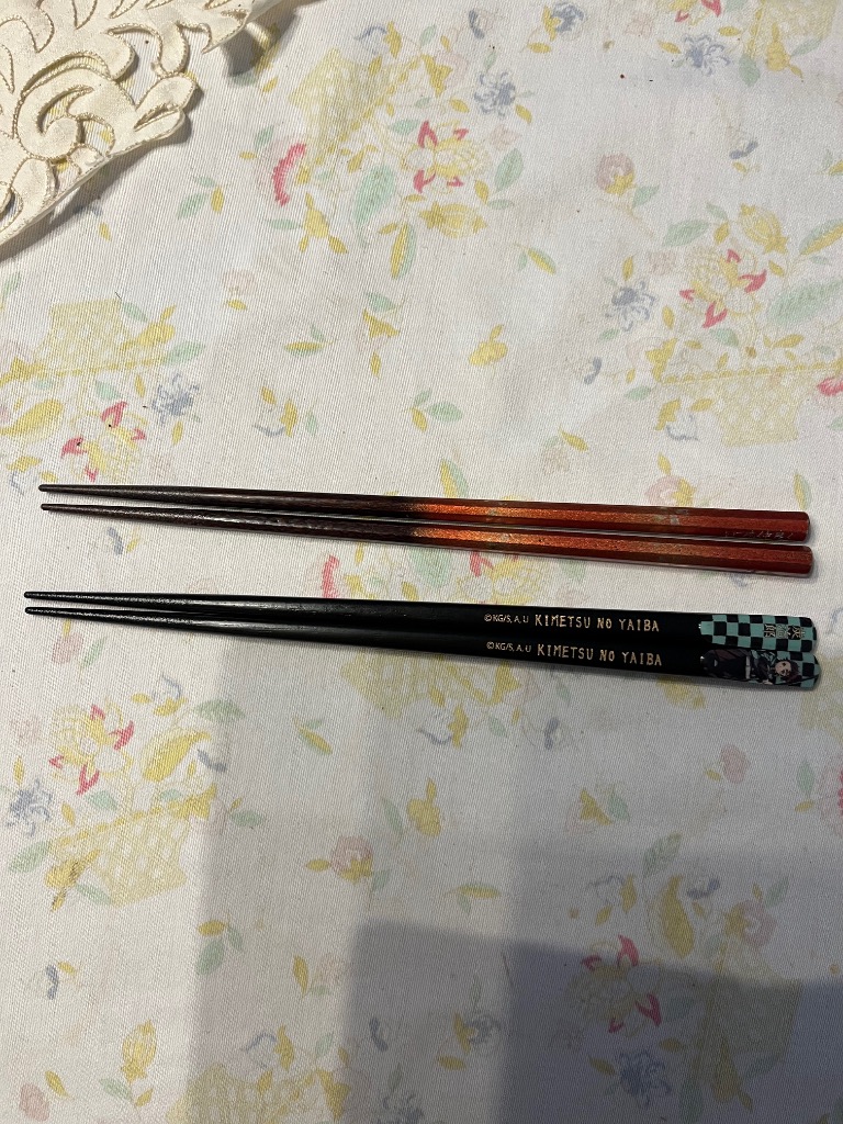 鬼滅の刃 天削り塗箸 全5種類 天削箸 はし 天然木 おはし MADE IN