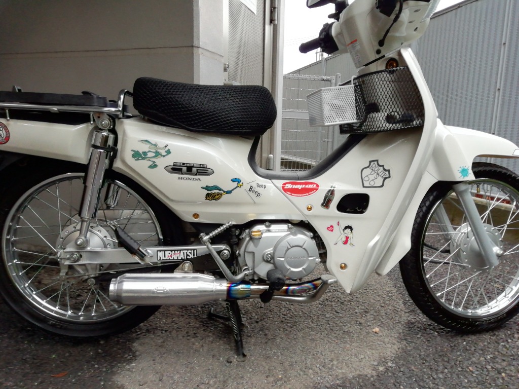 モリワキ MORIWAKI FullExhaust SHORT MONSTER Ti 政府認証 SUPER CUB 110  12-17/18-21・CROSS CUB 110 12-17/18-21