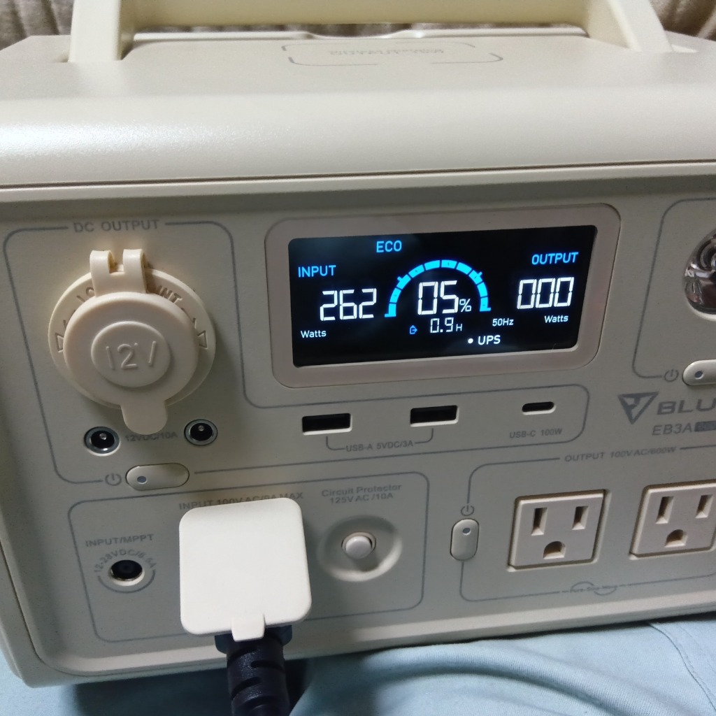 BLUETTI ポータブル電源 EB3A ベージュ 268Wh/600W 軽量 小型 BLUETTI ポータブル電源 EB3A ベージュ 268Wh/600W 軽量 小型