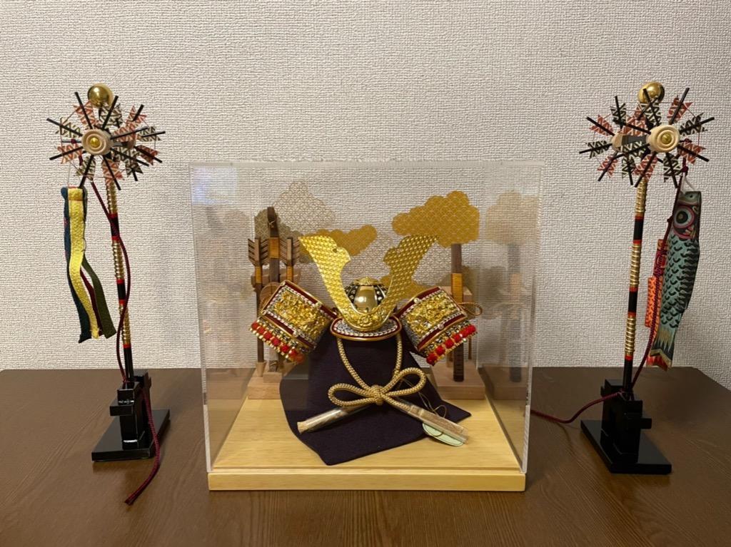 ぷりふあ 五月人形 コンパクト おしゃれ 5月人形 単品 販売 鯉脇飾り