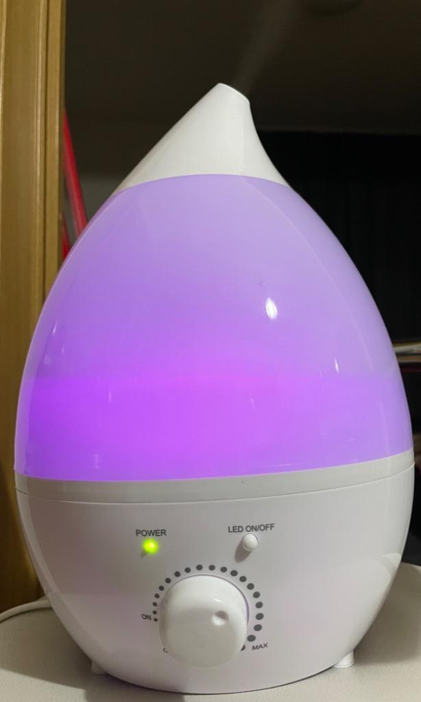 LaFuture 加湿器 超音波式 大容量4L しずく型 卓上 おしゃれ LaFuture 加湿器 超音波式 大容量4L しずく型 卓上 おしゃれ