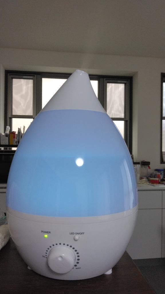 LaFuture 加湿器 超音波式 大容量4L しずく型 卓上 おしゃれ LaFuture 加湿器 超音波式 大容量4L しずく型 卓上 おしゃれ