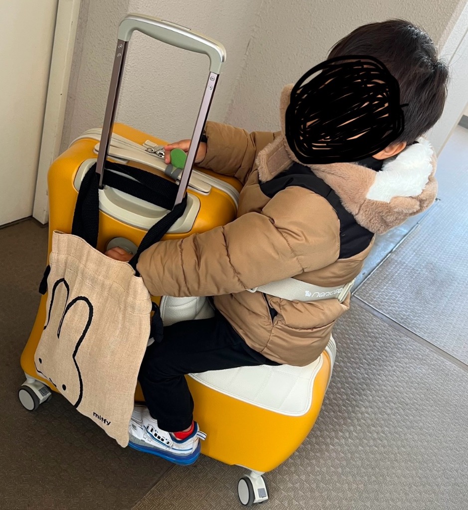 NORICCO ノリッコ クッション付 子どもが乗れる キャリーケース